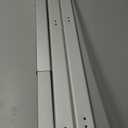 VIZ-PRO Double-Sided Mobile Whiteboard, 72 x 40 Inches, Magnetic Rolling Dry Erase White Board on Wheels with Aluminium Frame and Stand