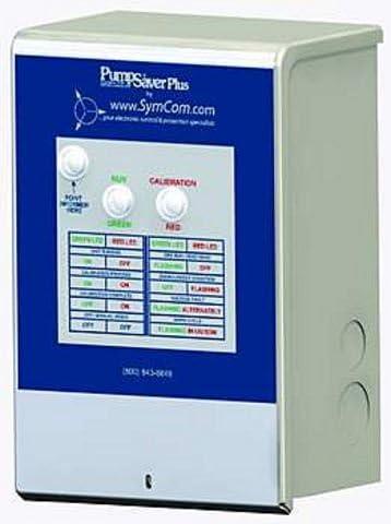 PumpSaver Plus 233P-ENCL SymCom Low Yield Water Well Pump Protection 