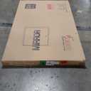 Black Bathroom Mirror for Wall, 60" x 36" Large Framed Rectangle Mirror with Beveled Stereoscopic Aluminum Alloy Frame, Wall Mirror for Hotel Double Vanity, Barber Shop (Horizontal/Vertical)