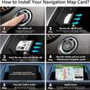 85713512 Latest Version Navigation SD Card Fits 2019-2024 Enclave Encore Envision CT4 CT5 XT6 Escalade Camaro Colorado Corvette Silverado Suburban Acadia Tahoe Canyon Yukon Sierra, USA/CA/MEX Maps