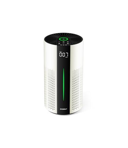 ECOSELF Air Purifiers for Home up to 1800 Ft², Air Purifiers for Bedroom 360° Air Intake with Smart Auto Mode, HEPA Air Purifier, Air Cleaner for Smoke PoIIen Pet Dander