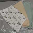 3 x Hahafelt 3 Pcs Changing Pad Liners Fits in Peanut Shape Changing Pad Waterproof Diaper Mats Organic Cotton Peanut Mats are Warm on a Baby's Back, Washable Reusable (Mallard Duck,Flaxen)