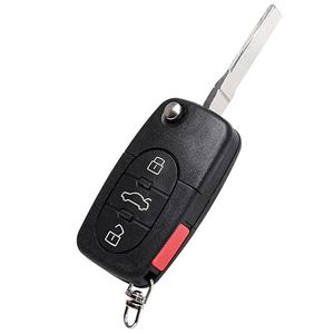 NPAUTO Key Fob Replacement for Audi A4 A6 A8 S4 S6 S8 TT RS6 Cabriolet 1997-2005 - Uncut Keyless Entry Remote Control Car Flip Key Fobs (MYT8Z0837231,4D0837231E, 4D0837231P)