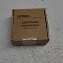 CMTECK USB Computer Microphone, Microphone for pc with RGB Light, Mute Function, Noise-Cancelling Recording Desktop Mic for Laptop for Online Chatting, Home Studio, Podcasting, Gaming, Skype, YouTube