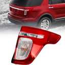 Tail Light Assembly Compatible with 2011-2015 Ford Explorer Taillights Rear Lamp Police Interceptor Utility Brake Light Right Passenger Side RH