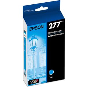 Epson 277 Claria Photo HD Ink Standard Capacity Cyan Cartridge (T277220-S) Works with Expression XP-850, 860, 950, 960, 970 (1 Count (Pack of 1))