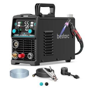 Bestarc 45A Plasma Cutter Machine, 110V Contact Touch Cutting, 9/ 16" Max Cut on Steel, Aluminum & Copper, LED Display, Post Flow, 2T/ 4T for Beginners DIY Home Garage & Workshop