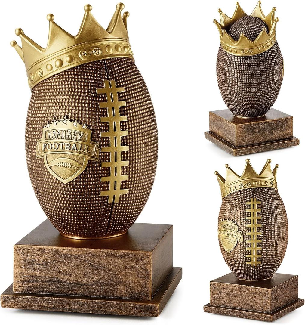 Quelay Tall Football Champion King Trophy for Football Sports Trophy Participation Winner Gift Goalpost Award