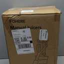 FOHERE Orange Juicer Squeezer, Cast Iron Lemon Squeezer, Commercial Citrus Juicer Hand Press for Orange, Lemon, Pomegranate, Grapefruit, Easy to Clean Citrus Squeezer with a Stainless Steel Cup