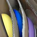 vancasso Bonita Pasta Bowls Set of 3, 38 oz Shallow Ceramic Bowls for Pasta, Salad, Soup & More - Microwave, Dishwasher & Oven Safe - Assorted Colors