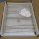 Acrylic Sign Holder 8.5X11 Clear Sign Holder,Double Sided Flyer Holder, Table Menu Holder Display Stand for Wedding Table Number (6pcs) (Gold)