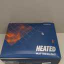 Bedsure Heated Mattress Pad Queen - Bed Warmer with Memory & Preheat Functions, 12-Hour Auto Off & 10 Heat Settings, Dual Controllers, Fast Heating, Brushed Electric Mattress Pad Queen, 60"x80"