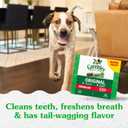 Greenies Veterinarian-Recommended Adult Natural Dental Dog Treats Regular Size, Dog Dental Chews, Original Flavor, 54 oz. Pack, 54 Count (EXP 07/27/29)