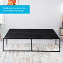 Linenspa Folding Metal Platform Bed Frame - Easy Assembly - Sturdy Steel - No Box Spring Needed - Underbed Storage - Mattress Foundation - 14" High - Traditional Design - Full Size