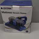 Mattress Vacuum Cleaner, 16kPa Bed Vacuum Cleaner with 253.7nm UV-C Light, Ultrasonic & 140 Heating, Dual Cup & Widen Suction Port Handheld Vacuums for Bed, Sofa, Couch, Crib (500W, Corded) (Bluish Purple)