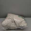 Litanika Bed in a Bag Queen Beige - 7 Pieces Queen Comforter Set Bedding Comforter Sets, Solid Fluffy Bed Set with Comforter, Sheets, Pillowcases & Shams (Queen (90"x90"))