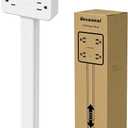 Electrical Outlet Extender Stick - Features 1 USB-A, 3 USB-C (15W) and 4 AC Outlets, Extends 17"-26", Rotates 180 Access Hard-to-Reach Outlets, Wall Plug Power Socket Expander Nightstands, Sofa