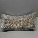 CENBOSS Rattan Christmas Tree Collar, Wicker Tree Skirt & Stand Base Cover (Black Wash, 24 inch)