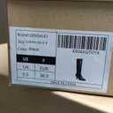 Women's Knee High Pointed Toe Tall Boots (Black, 8)