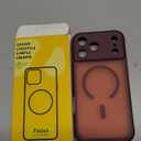 Thomo Magnetic for iPhone 17 Pro Max Case, [Compatible with Magsafe] [Full Camera Protection] Translucent Matte Military Grade Shockproof with Anti-Fingerprint Phone Cover 2025, Wine Red