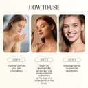 2 x 2PCS Rice Exfoliating Ampoule Set - Black & White Rice for Brightening & Glowing Skin, Minimizing Pores, Deep Hydration Treatment