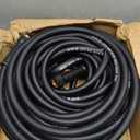 Garden Hose 100FT 5/8", Water Hose with Nozzle, Heavy Duty Flexible Puncture Outdoor Hose for Yard and RV, 100ft Male to Female Fittings, Burst 600 PSI