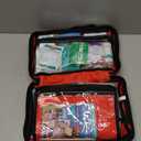 SuccorWare 380 Pieces Deluxe First Aid Kit Compact Trauma Medical Kits with Assorted Bandages, Instant Cold Pack, Emergency Blanket for Home, Travel, Camping, Vehicle, Emergency Kits(Red)