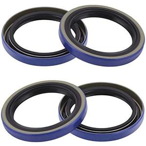 XIKE 4 Pcs 15192TB (10-60) ID 1.500" x OD 1.987" Trailer Hub Wheel Grease Seals, Fits 2,000-2,200 lbs Axles/Spindles BT16. (Blue)