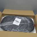 MERACH Vibration Plate Exercise Machine, Curved Vibration Plate for Lymphatic Drainage Weight Loss, Vibrating Plate with Real-Time Calorie Tracking on LED Display, Workout Equipment for Home Women Men (Black)