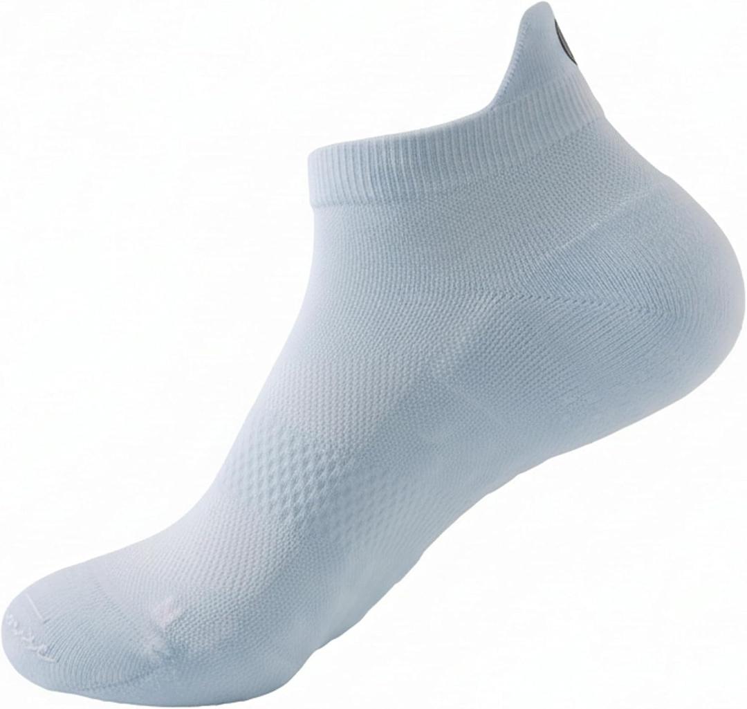 Women's Running Socks Targeted Cushion Performance Quick-dry No Show Tab Socks for Running (Blue)