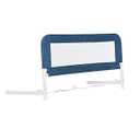 Dream On Me Lightweight Mesh Security Adjustable Bed Rail for Toddler with Breathable Mesh Fabric in Navy