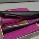LANDOT Twist Flat Iron 2-in-1 Hair Straightener & Curler, 1 Inch Ceramic Plates, 12 Heat Settings 250-450°F, Fast Heat Up Anti-Frizz Styling Tool, Dual Voltage