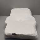 Osteo Cervical Pillow for Neck Pain Relief, Hollow Design Odorless Memory Foam Pillows with Cooling Case, Adjustable Orthopedic Bed Pillow for Sleeping, Support for Side Back Sleepers (Queen(25.5*16.5*5.2/4.1 inches), White)