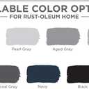 Rust-Oleum 367600 Home Interior Floor Coating Kit, Semi-Gloss Aged Gray