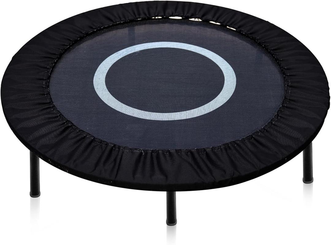 Trampoline Spring Cover Round Small Trampoline Replacement Safety Cover 600D Oxford Cloth Optional for Serviceable Waterproof Frame for Home (36 Inch-6 Hole, Black)
