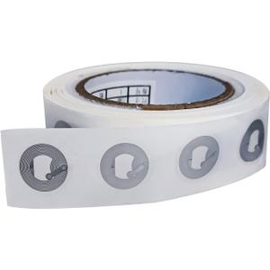 NFC Stickers Ntag213 Tags 25mm White Blank Circular Sticker Writable and Programmable, 144 Bytes Memory, Compatible with NFC Enabled Devices (50PCS, Round)