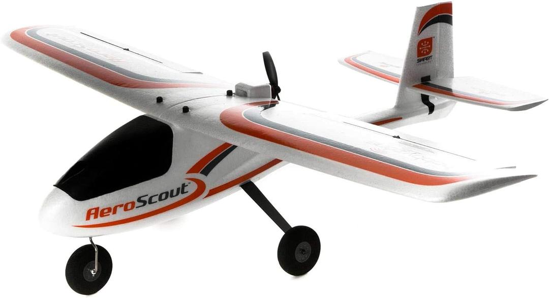HobbyZone RC Airplane AeroScout S 2 1.1m BNF Basic (Transmitter, Battery and Charger Not Included) HBZ385001, Airplanes Bind and Fly Electric Trainer