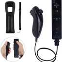 Motion Plus Wii Controllers 2Packs with Nunchucks, Wii Remote Controllers Compatible for wii and Wii U with Built in Motion Plus