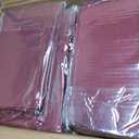 10 Pack Burgundy Round Tablecloths - 120 Inch, Polyester Table Cover for Round Table, Stain and Wrinkle Resistant Washable Fabric Tablecloth, Polyester Tablecloth for Wedding Banquet Parties