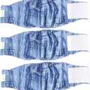 Wegreeco Jeans Washable Male Dog Diapers (Pack of 3) - Washable Male Dog Belly Wrap (Large - 18"- 21" Waist)