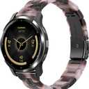 18mm Resin Watch Band Compatible with Garmin Venu 4 41mm/Vivoactive 4S/Vivomove 3S/Venu 3S/Venu 2S, Lightweight Bracelet Strap for Forerunner 265S/255S/255S