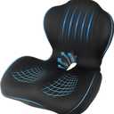 Car Seat Cushion with Lumbar Support Pillow, Memory Foam Office Chair Cushion for Back Pain Sciatica Pain Relief, Ergonomic L-Shaped Seat Cushion for Car Truck Driving Office Chair Home