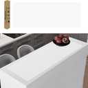 49.2"x15.7"(125cmx40cm) Large Silicone Mats for Kitchen Counter, Non-Slip Placemats, Heat Resistant Countertop Protector, Waterproof Craft Mat, Semitransparent (Translucent)