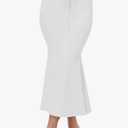 Shapewear Petticoat for Women, Women's Blended Saree Shapewear Medium White