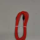 AGVEE 15ft Extra Long Charger for iPhone, Braided Lightning Cable, Heavy Duty Fast Charging Cord, End Tip Unbreakable for iPhone 11 Pro Max X XS XR, 10 8 7 6 6S, Case Friendly, Red