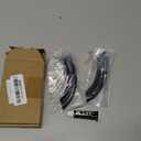 JeCar Hardtop Rain Diverter ABS Drip Rail Extension Rain Gutter Exterior Accessories Compatible with Jeep Wrangler 2018-2023 JL JLU & 2020-2023 Jeep Gladiator JT, 1 Pair