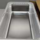 High-Sided Stainless Steel XL Cat Litter Box for Cats, 22.95"L x 14.8"W x 10.03"H