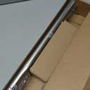 Zeerobee Curtain Rods for Windows 32 to 48, 1 Inch Industrial Wrap Around Brushed Nickel Curtain Rod, Indoor/Outdoor Room Divider Adjustable Drapery Pole, 32"-48"