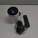 Mini Portable Projector 4K WiFi 6 BT 5.2 Upgraded Portable Projector Full HD Supported for Phone /PC /TV /HDMI /PS5 /Laptop Auto Keystone Home Theater 180 Rotation [Built-in App] White