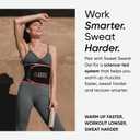 Sports Research Sweet Sweat Waist Trimmer (Core Series) - Premium Sweat Enhancing Fitness Band for Women & Men